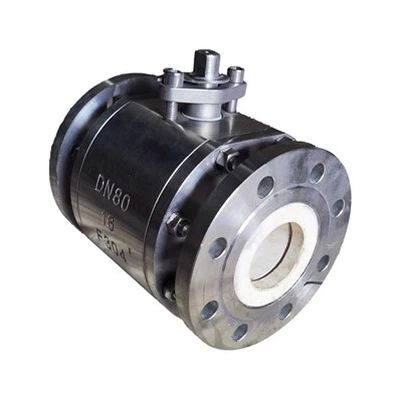 Válvula de esfera de flange cerâmica