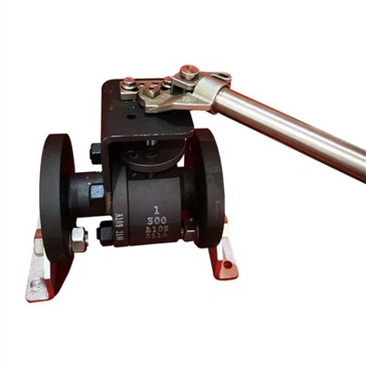 Válvula de esfera de flange de retorno da mola