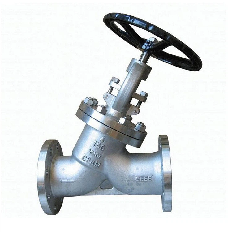Y type globe valve